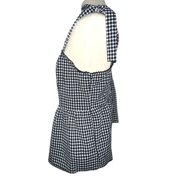 Skies are Blue Gingham Flowy Blouse - Picture 3 of 8